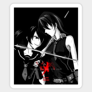 Akame Kurome Sticker